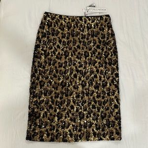 Alice + Olivia Sequin Skirt